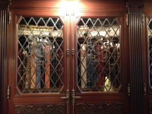 Rare book cases at St. Louis Central Library