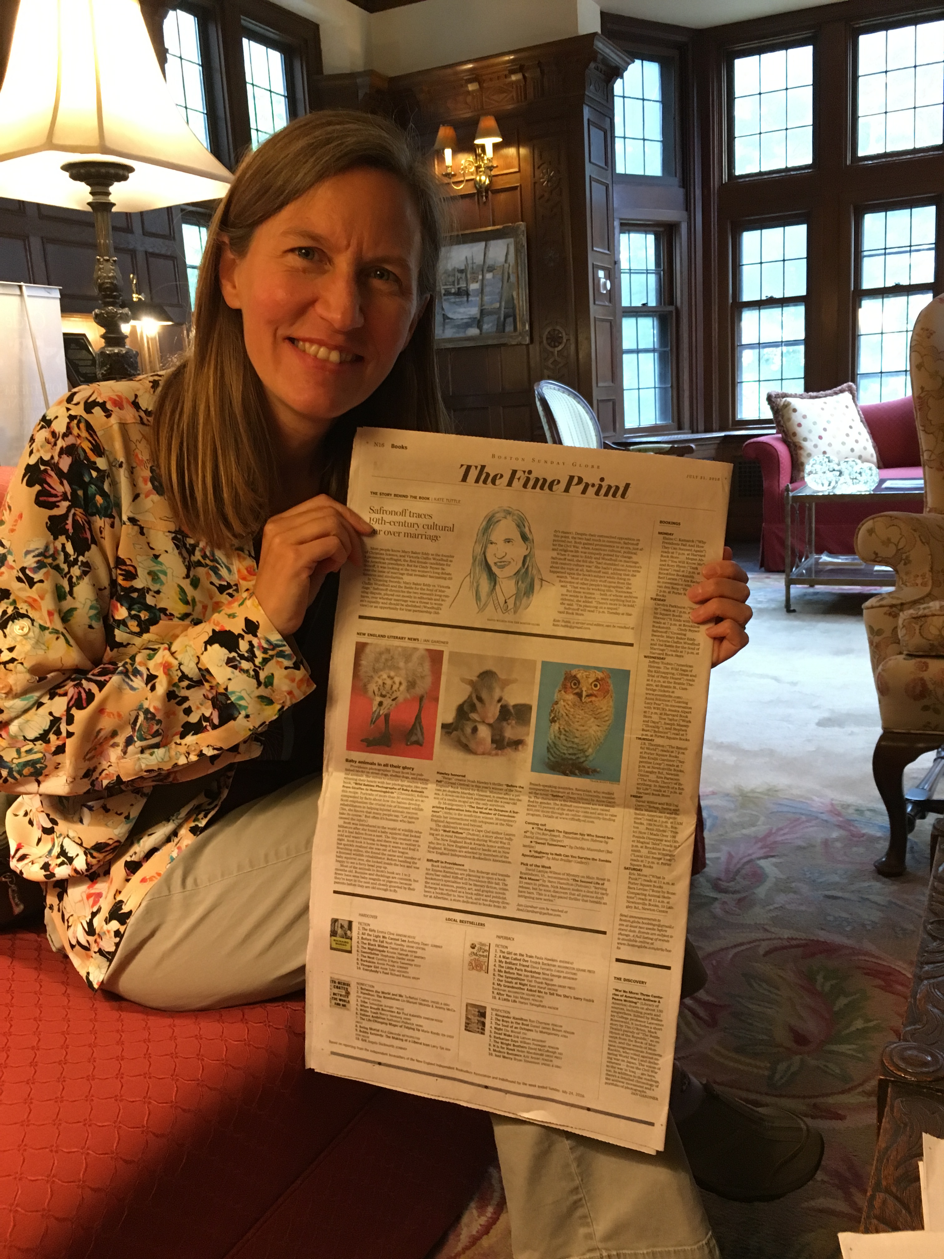 Boston Globe features Safronoff’s Crossing Swords