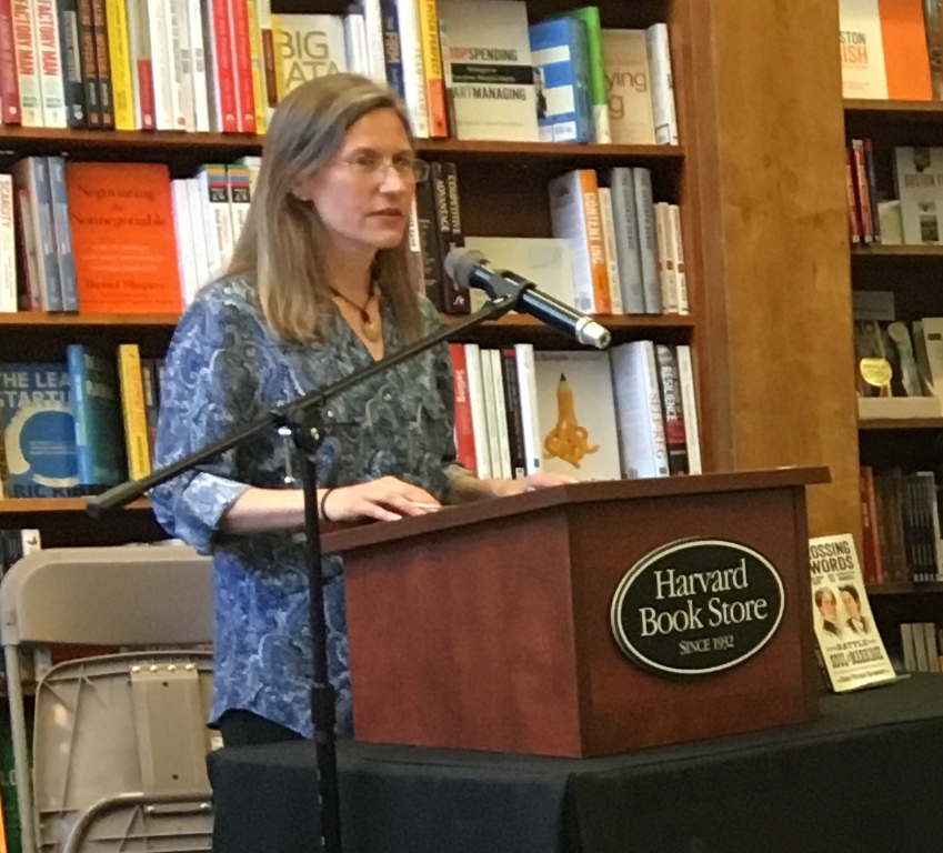 Full house at Harvard Book Store event